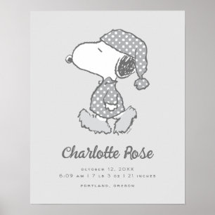 Póster Cacahuetes Snoopy Nap