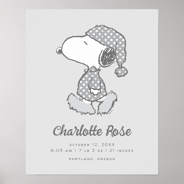 Póster Cacahuetes | Snoopy Nap (Frente)