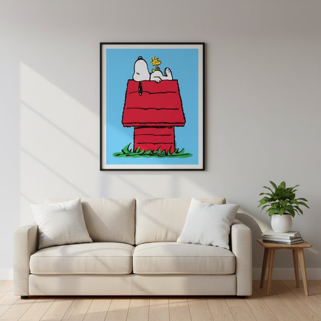 Póster Cacahuetes | Snoopy & Woodstock Doghouse (Subido por el creador)