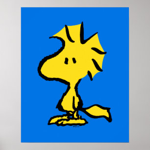 Póster Cacahuetes   Woodstock, amigo de Snoopy