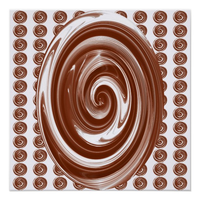 Póster Cacao caliente. (Anverso)