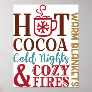 Póster Cacao caliente