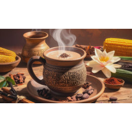 PÓSTER CACAO - MAYA - AZTECA