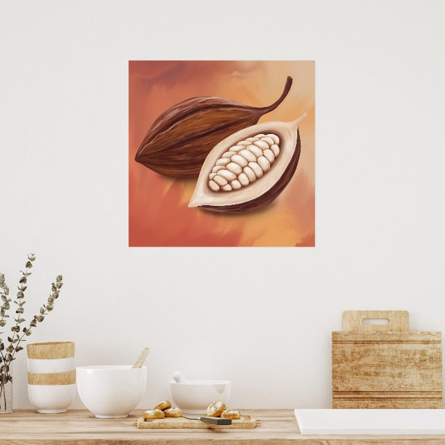 Póster Cacao Pod (Cocina)