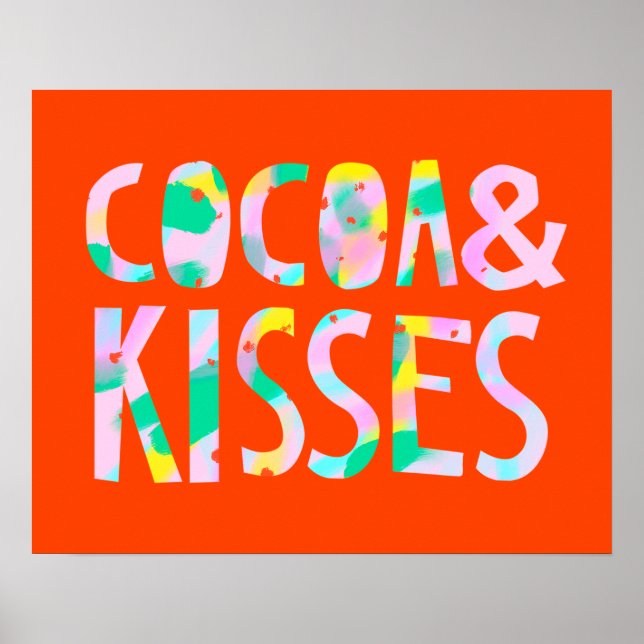 Póster Cacao y Besos (Frente)