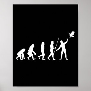 Póster Cacería de Falcones Falconry de Evolución