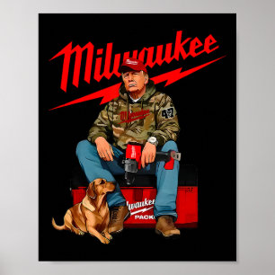 Póster Cacería de perros de la mano de la temporada de ca