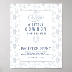 Póster Cacería pacificadora Cowboy