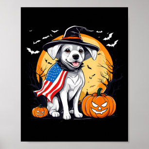 Póster cachorro de Halloween