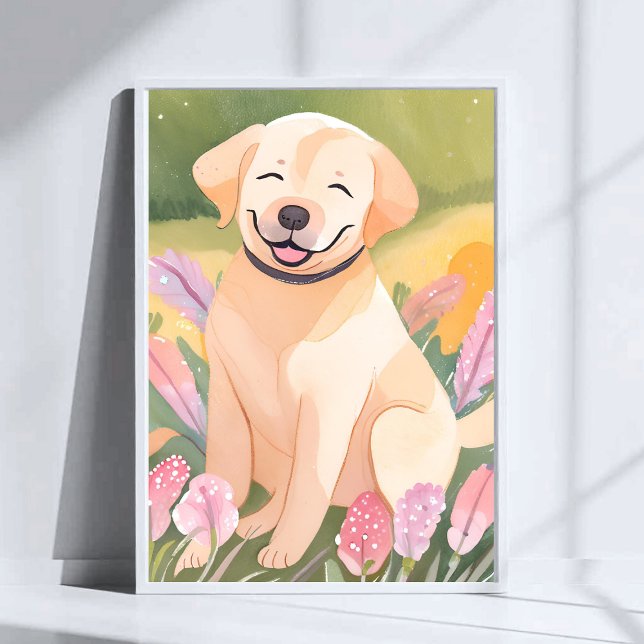 Póster Cachorro de Labrador Retriever | Perro Lab Cute Ac (Subido por el creador)