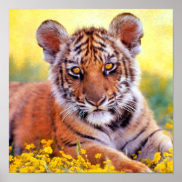 Póster Cachorro de Tigre