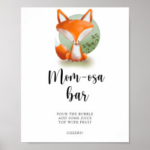 Póster Cachorro de zorro \ Mom-osa bar