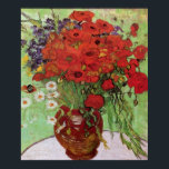 Póster Cachorros rojos y maricones de Vincent Van Gogh<br><div class="desc">Cachorros rojos y margaritas. Pintado por Vincent Van Gogh en 1890. Esta imagen es de dominio público.</div>
