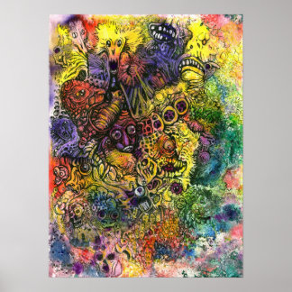 Póster Cacofonía de color