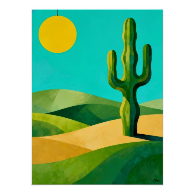 Póster Cacto (Anverso)