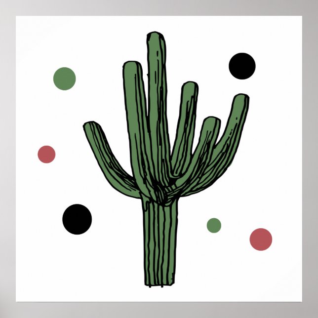 Póster Cactus (Frente)