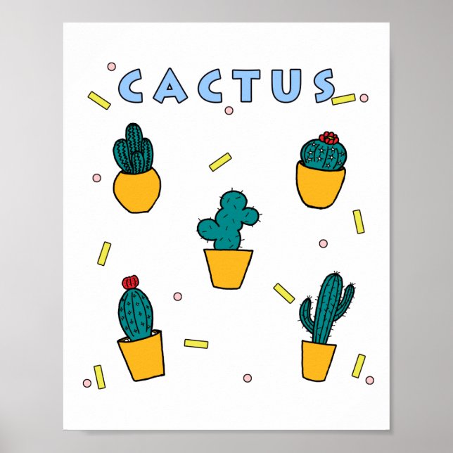 Póster Cactus (Frente)