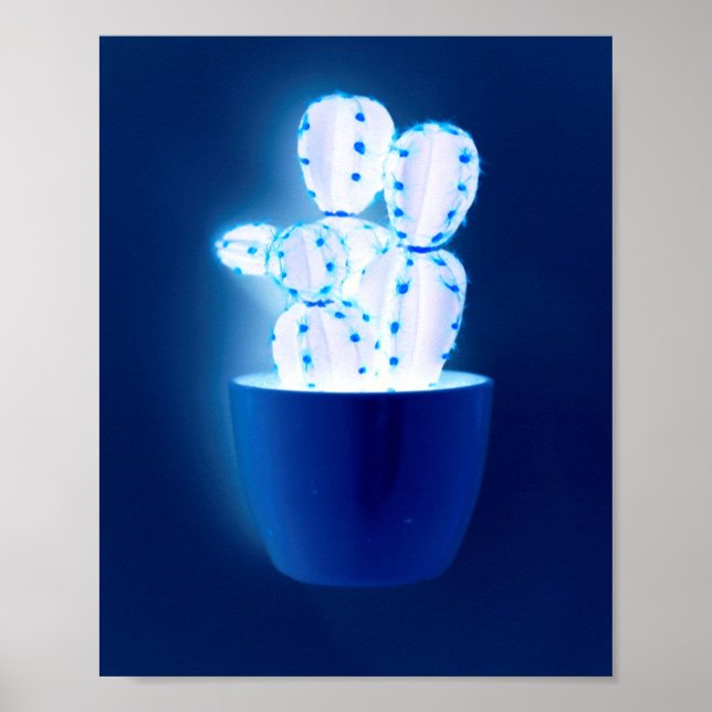 Póster Cactus azules (Frente)