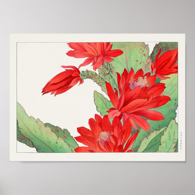 Póster Cactus de Pascua por Tanigami Konan (Frente)