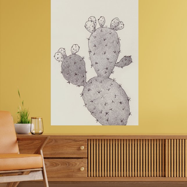 Póster Cactus del desierto (Salón 2)