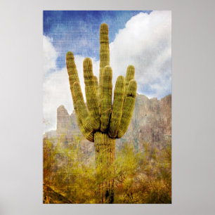 Póster Cactus del Saguaro