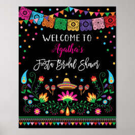 Póster Cactus Fiesta Bridal Ducha de bienvenida Decoració
