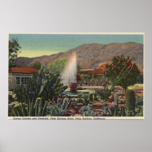 Póster Cactus Garden, Palm Springs Hotel
