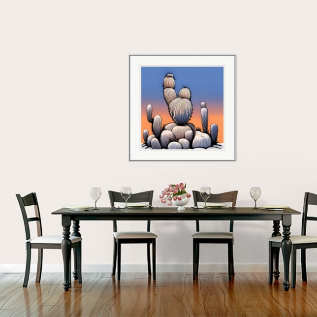 Póster Cactus II - Art Print (Cactus II.
Artist: Roger Smith)