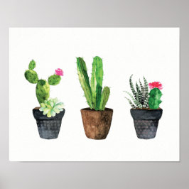 Póster Cactus y el exitoso trío dos
