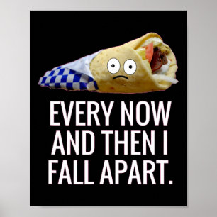 Póster Cada Ahora Y Luego Me Desmorono Gyro Griego Divert