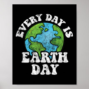 Póster Cada día es el Día de la Tierra