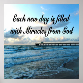 PÓSTER CADA DÍA ES UN MILAGRO DE DIOS