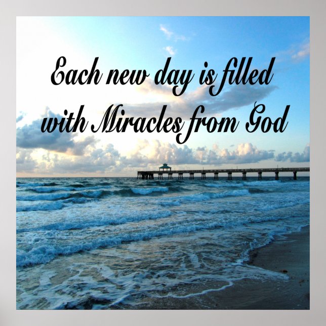 PÓSTER CADA DÍA ES UN MILAGRO DE DIOS (Frente)