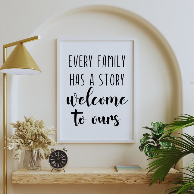 Póster Cada Familia Tiene Una Historia Que Nos Da La Bien (Subido por el creador)