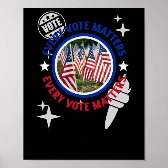Póster Cada Voto S Pegatina1 (Frente)