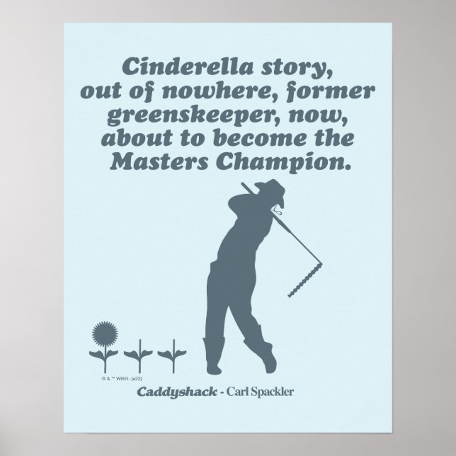 Póster Caddyshack | Cindrella Story (Frente)