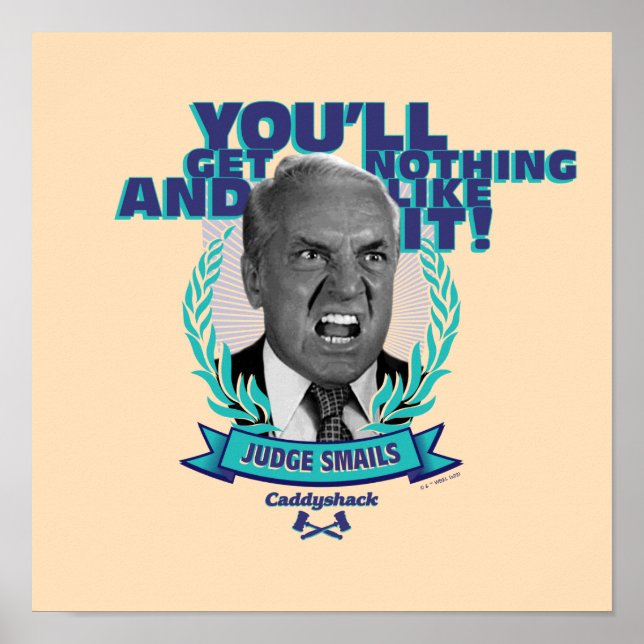 Póster Caddyshack | No obtendrás nada y te gustará (Frente)