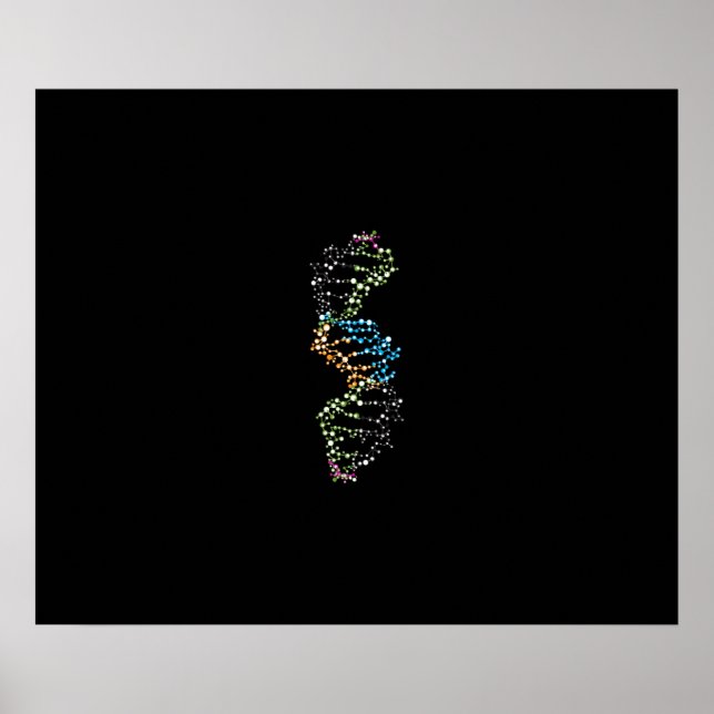 Póster cadena de ADN (Frente)