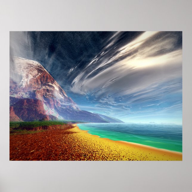 Póster Cadena de tiempo de 500 millones de años (Frente)