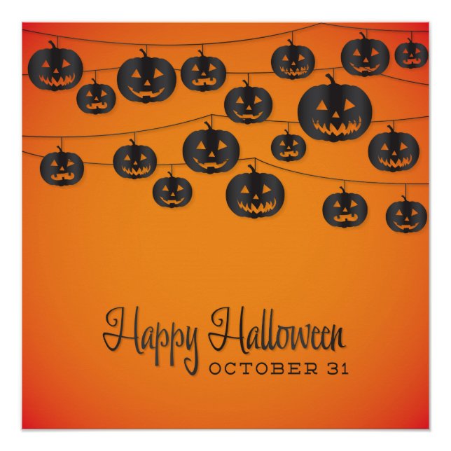 Póster Cadena Jack O'lantern (Anverso)