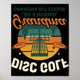 Póster Cadenas de Campeona de Disc Golf Abuela