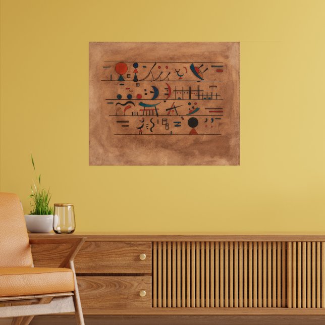 Póster Cadenas de caracteres | Wassily Kandinsky | (Salón 2)