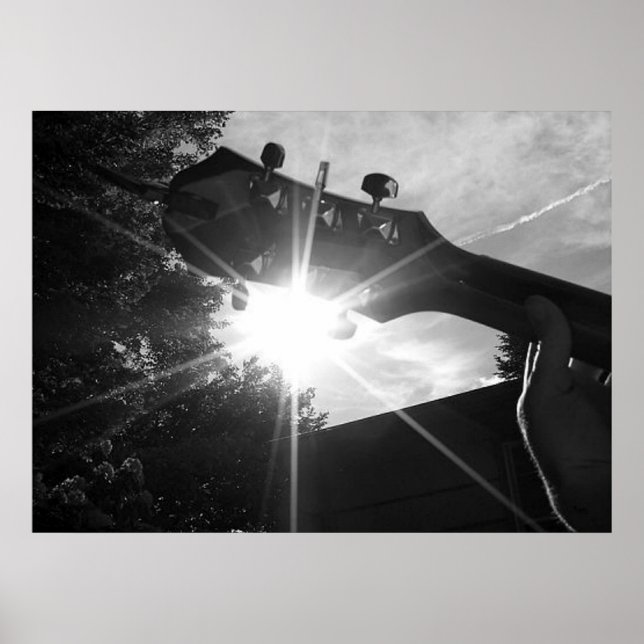 Póster Cadenas de guitarra y sol (Frente)
