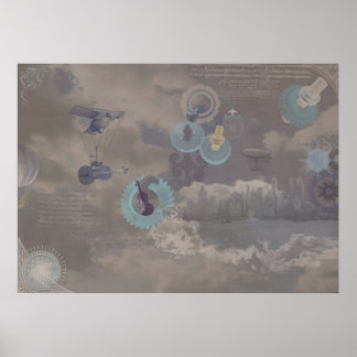 Póster Cadenas de pie de vapor