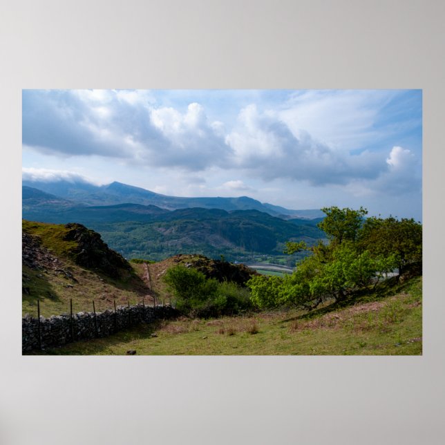 Póster Cader Idris from New Precipice Walk (Frente)