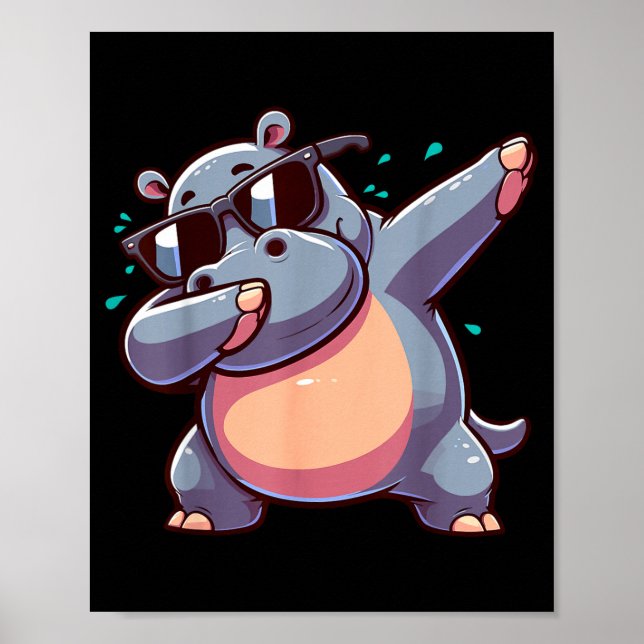Póster Cadera de dabbing (Frente)