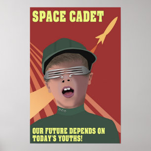 Póster Cadete espacial