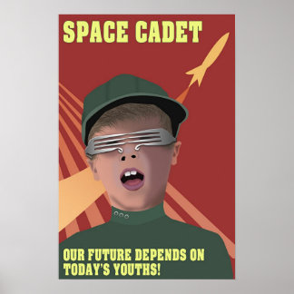 Póster Cadete espacial