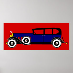 Póster Cadillac de Al Capone 16 V - Roaring 20