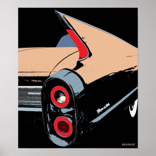 Póster Cadillac Fin - 1962 (Frente)